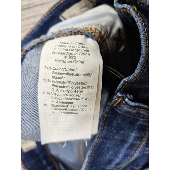 Madewell Jeans Womens 24 Blue Roadtripper Skinny Stretch Denim Medium Wash Soft - Picture 7 of 13